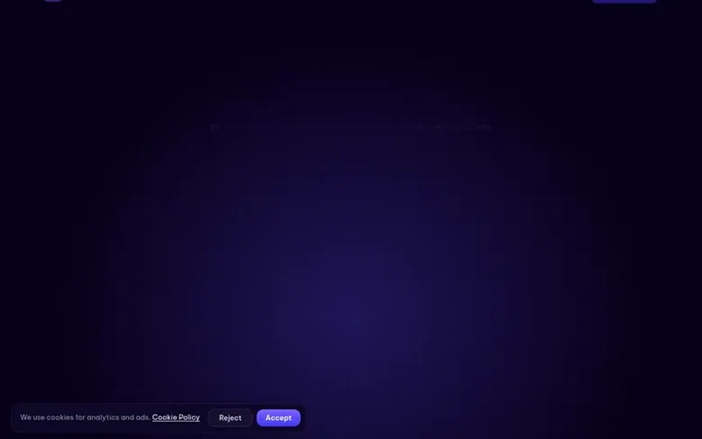 Screenshot of the LeadShark homepage